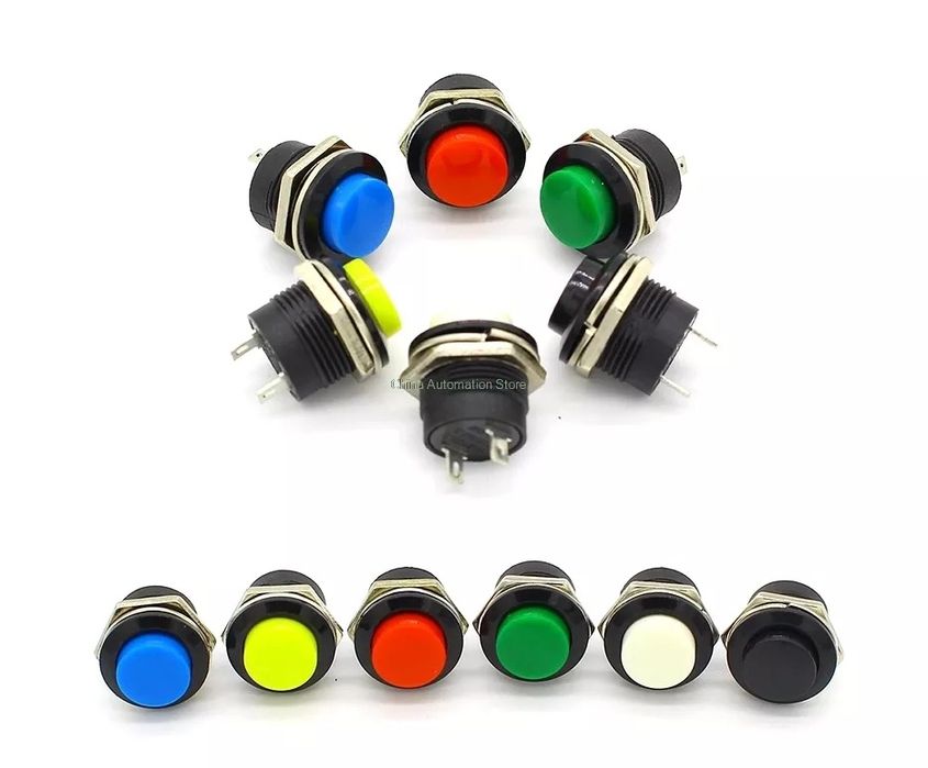 Botão interruptor de pressão IPL SHR, Laser 12mm, 14mm e 16mm