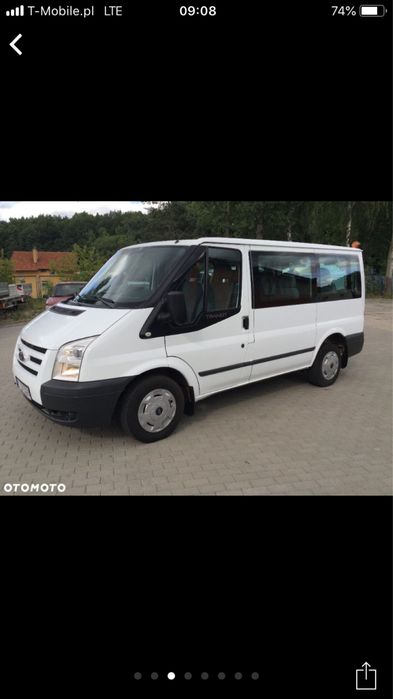 BŁOTNIK PRZÓD, kolor czarny. Ford transit mk7, 2006r-2014rok,