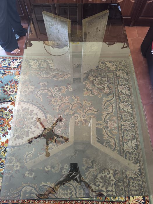Vende-se Mesa e Poltrona de napa