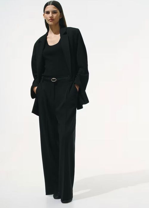 Брюки с высокой посадкой от H&M