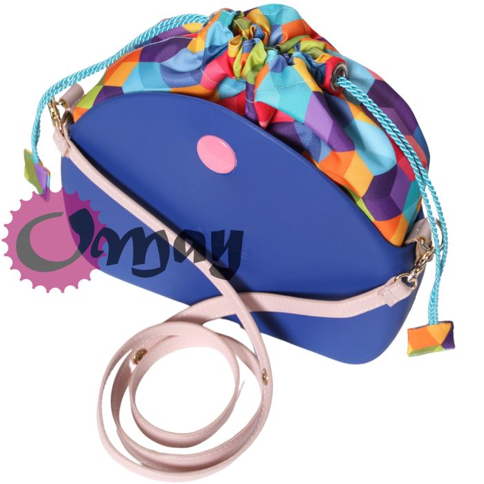 Turkusowy organizer OBAG MOON LIGHT worek kostka 3d komin OMAY