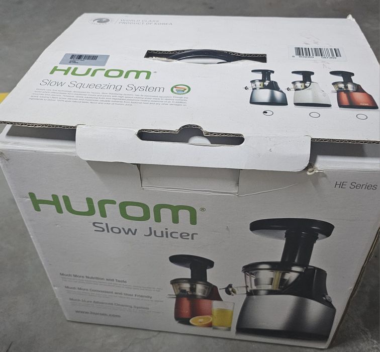 HUROM HE HU-500 to wyciskarka wolnoobrotowa pionowa do soków