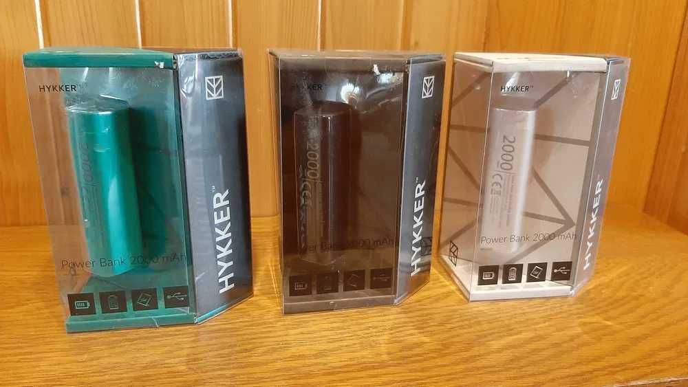 Nowy Power Bank Pamięć przenośna Hykker Producent 2000 mAh myPhone