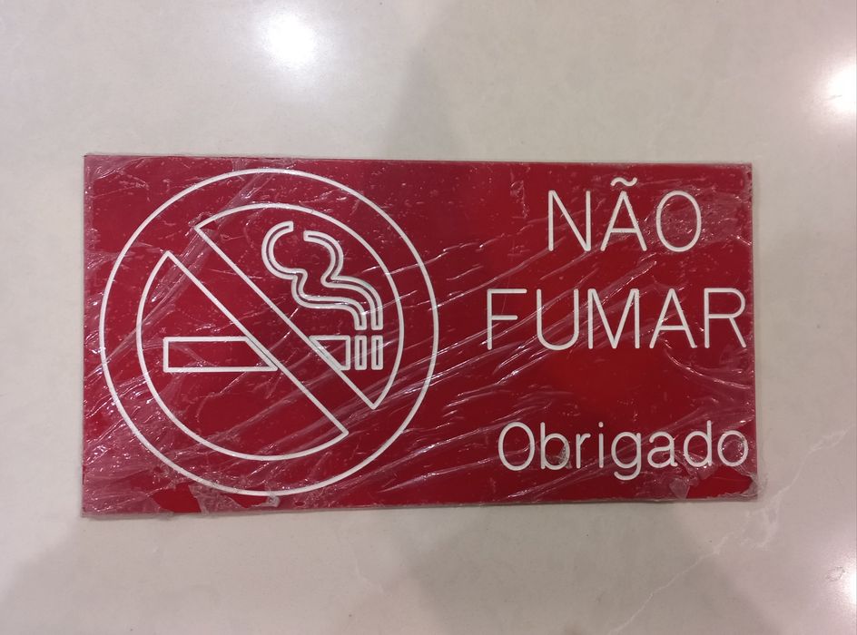 Sinalética Não Fumar