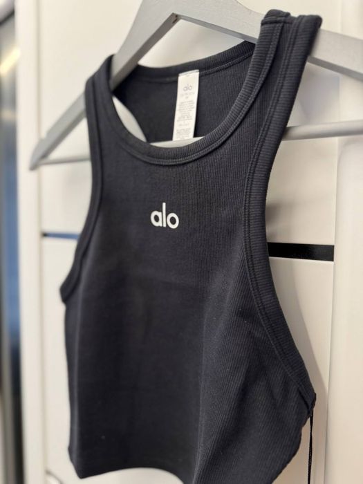 Топ жіночий alo yoga black new s/xs