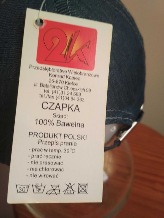 Bawełniana Czapka z daszkiem dziecięca rozm.48/1-2 lat
