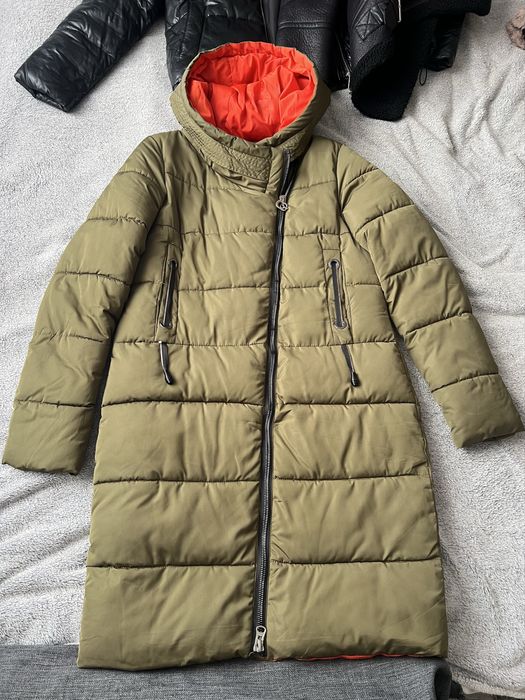 Зимовий пуховик довгий