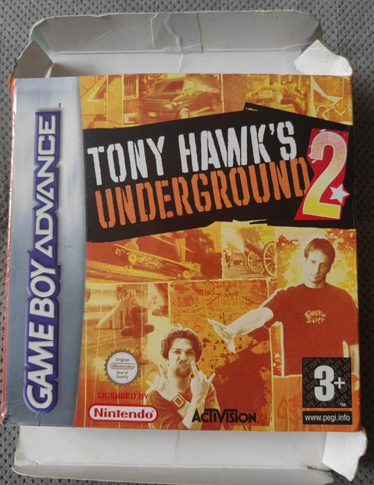 Tony Hawk's Pro Skater Underground 2 Nintendo Game Boy Advance 3xA bdb