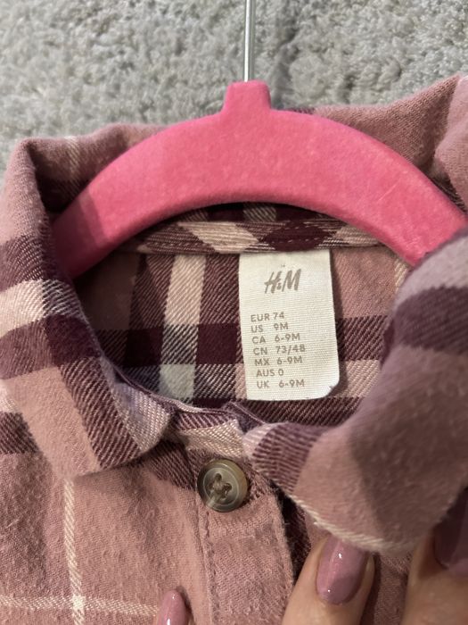 Koszula + legginsy kpl H&M 74