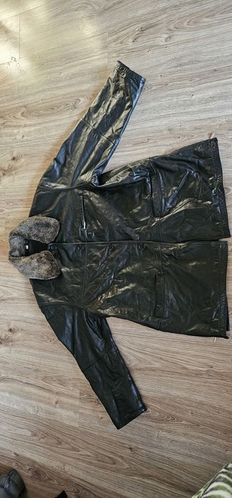 Leader Sound męska kurtka skórzana rozmiar XL wymiary na zdjęciach