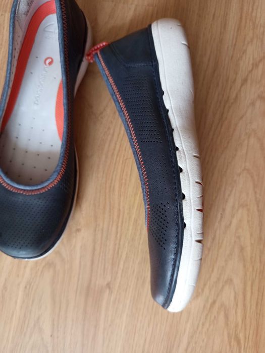 Женские кожаные туфли Clarks 37 p.