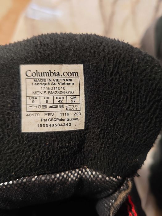 Зимние ботинки Columbia 42 размер
