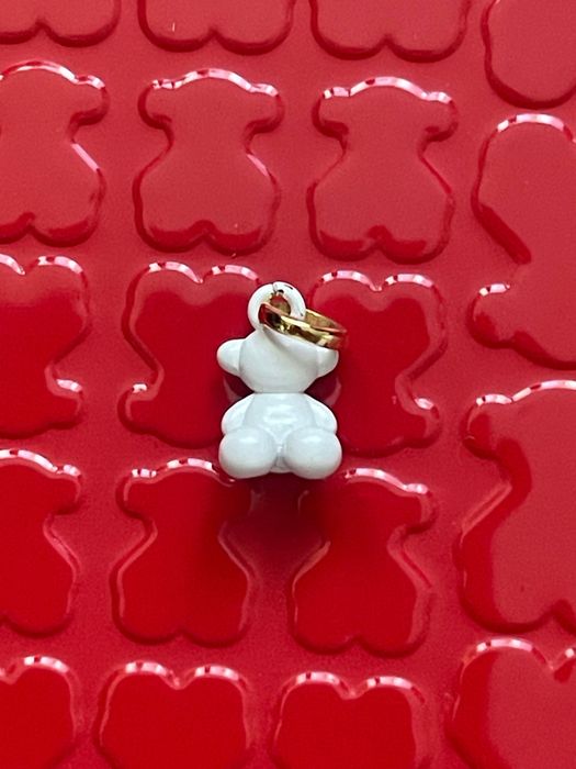 Wisiorek Tous Bold Bear biała stal miś 1,1 cm