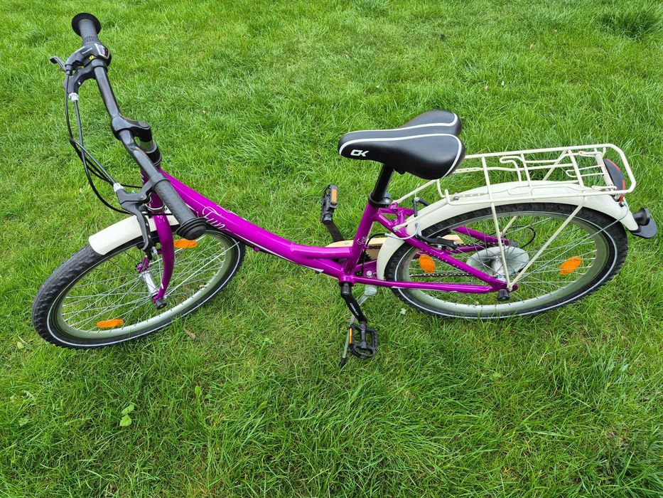 Rower młodzieżowy na kołach 24", SHIMANO 7 biegów