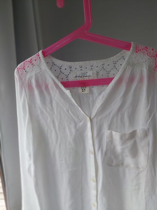Piękna biała bluzka koszula elegancka H&M