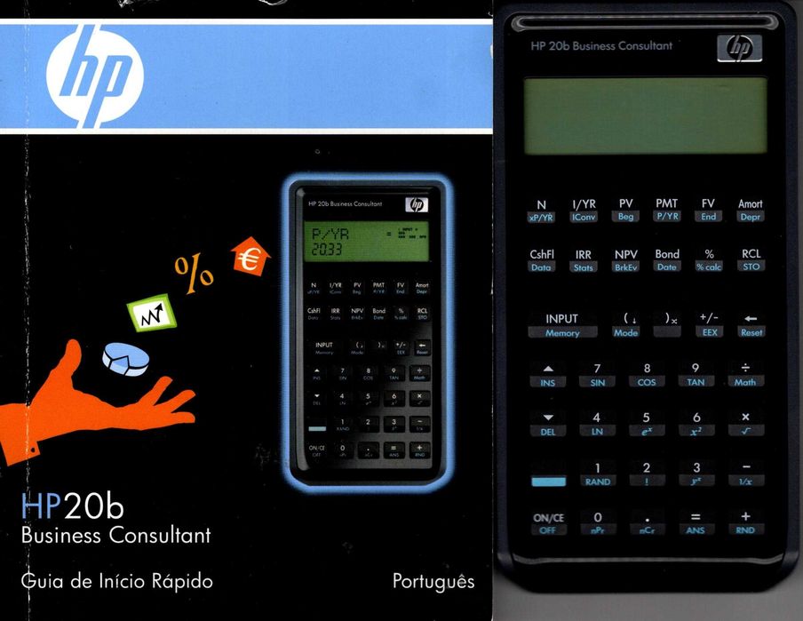Calc. HP 20b - Engenheiro Civil Sénior presta serviços de Engenharia.
