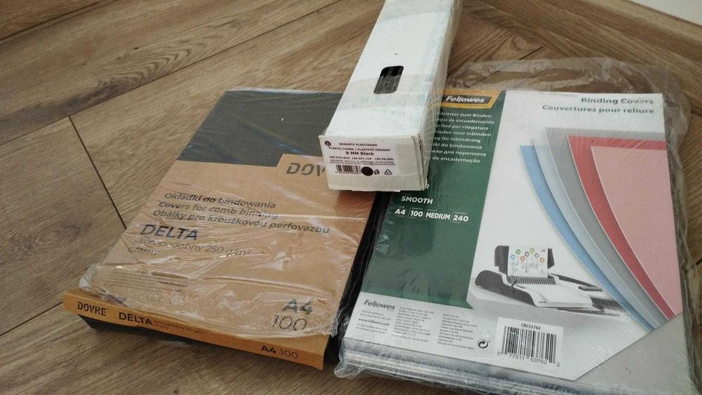 Bindownica biurowa Wallner iBind A20 + komplet okładek