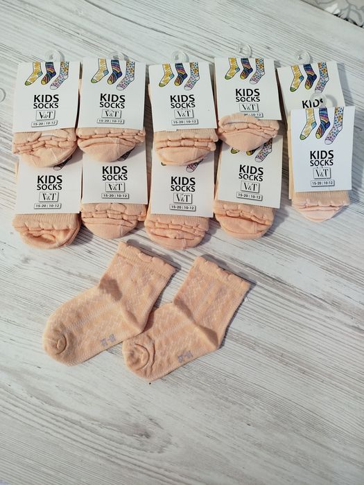 НАБІР 11 пар шкарпетки на дівчинку р.15-20