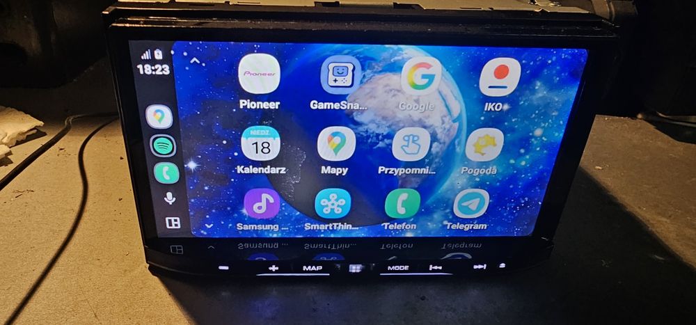 Pioneer Avic-8100NEX Carplay Android Auto 7 cali 2 Din System Nawigacj