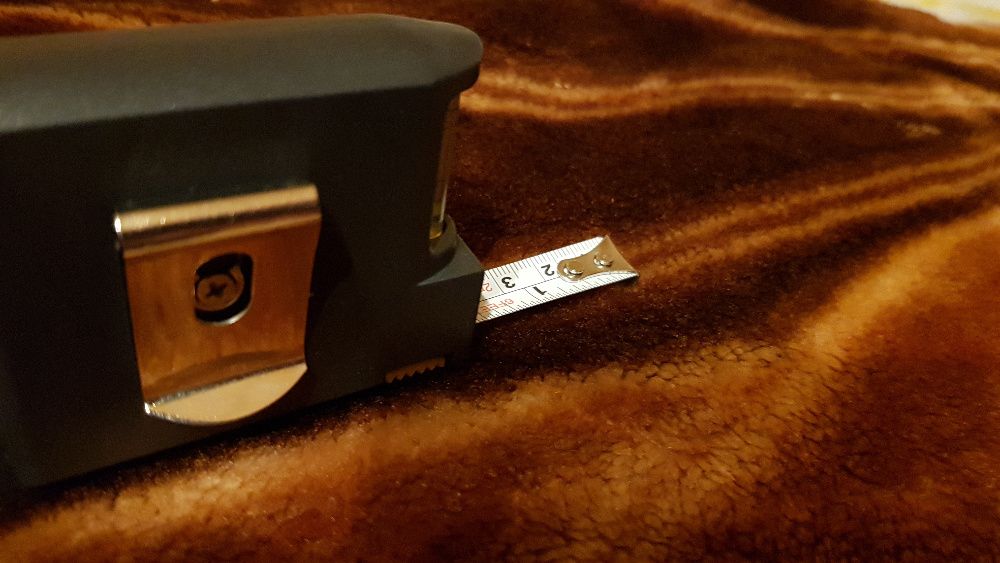 Miara stalowa poziomnica poziomica notes długopis gadget gadzet 2m