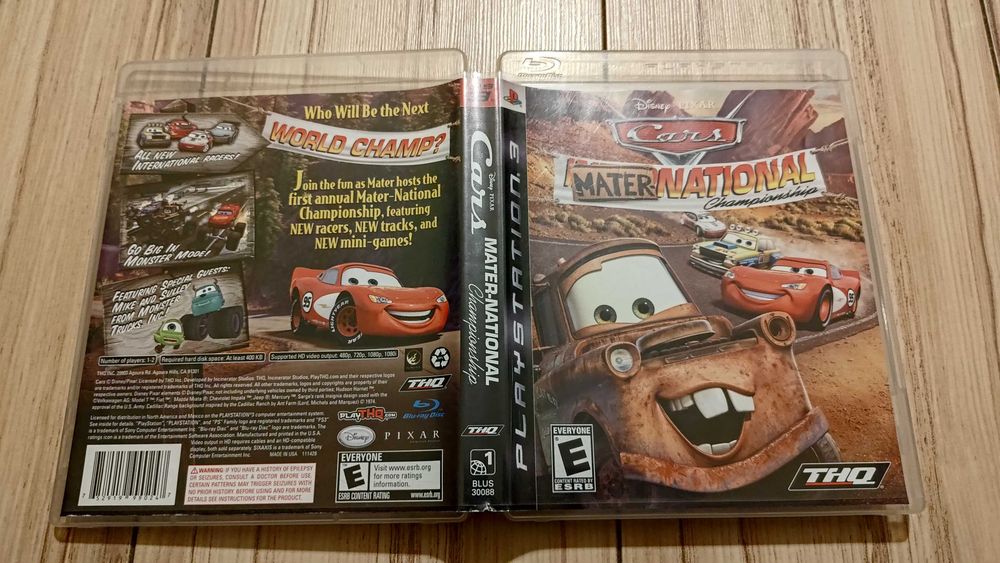 Disney Cars Auta Mater-National Championship PS3 Sony PlayStation 3