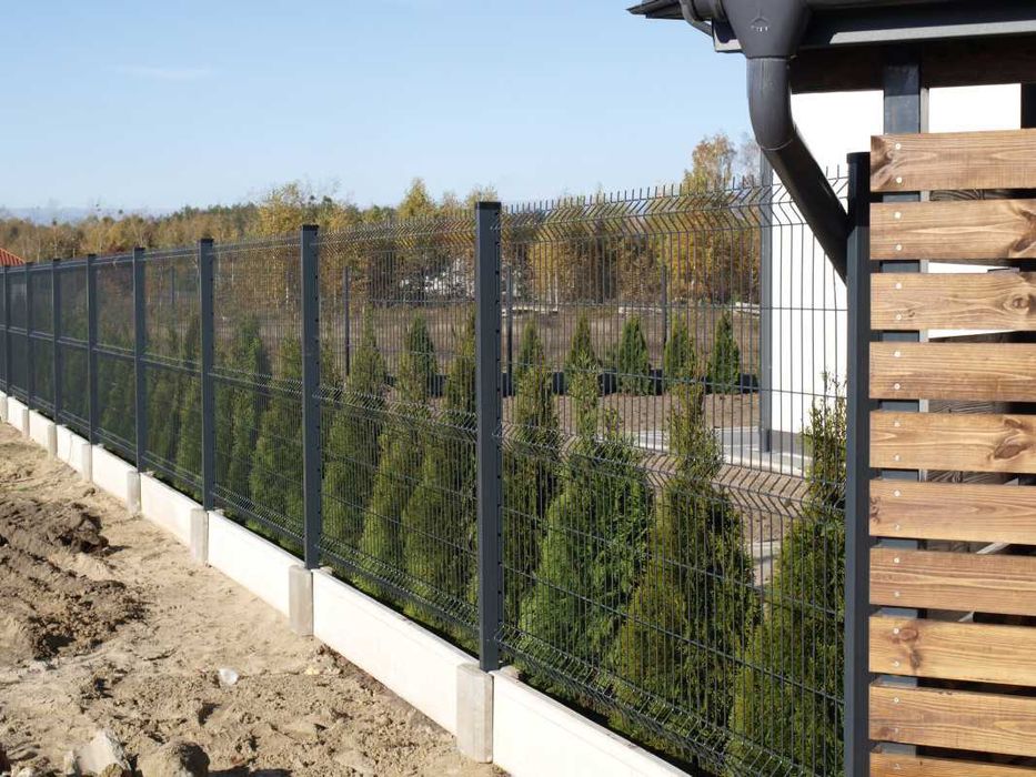 Panel ogrodzeniowy ZESTAW komplet ogrodzeniowy panele 1,23