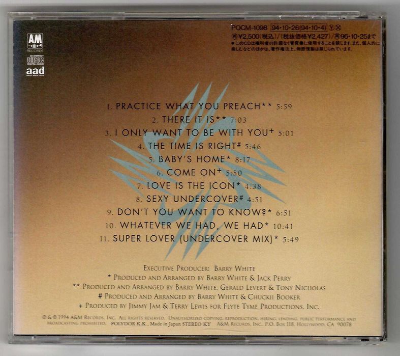 Barry White - The Icon Is Love - CD JAPAN
