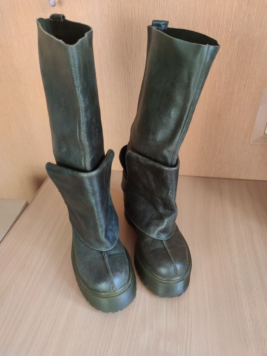 Сапоги кожаные р.37