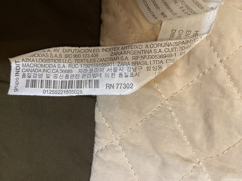 Kurtka parka Zara Trafaluc S