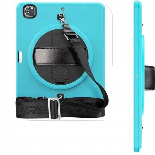 Etui na iPad Pro 12.9" 3,4,5 Generacji z Paskiem na Ramię Zielone