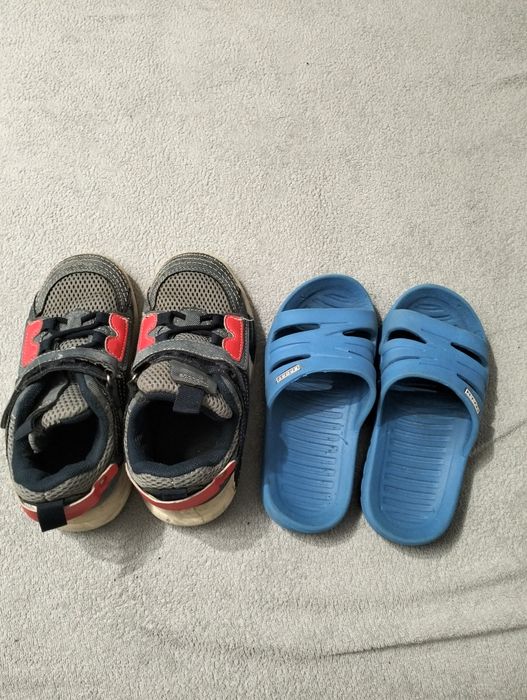 Adidasy i klapki basenowe rozm 30