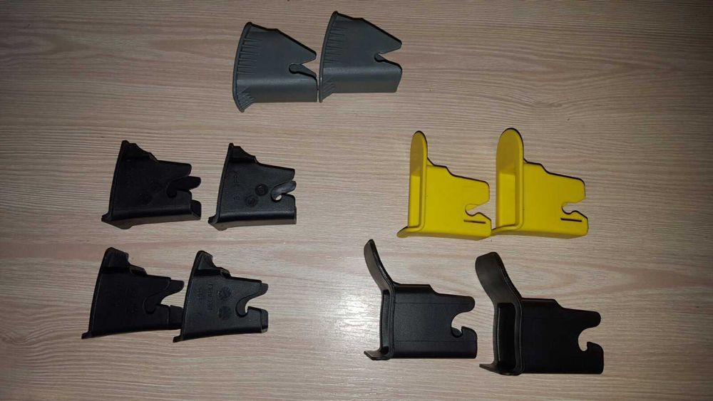 Направляющие на ISOFIX разных производителей