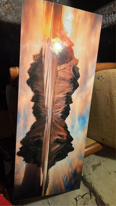 Sprzedam panel scienny szklany duzy JAK NOWY ! Negocjacja ceny