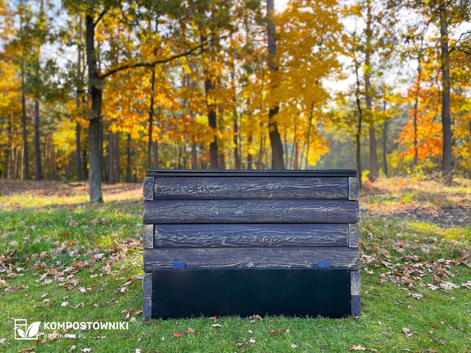 Kompostownik ogrodowy, duży kompostownik betonowy, kompostowniki