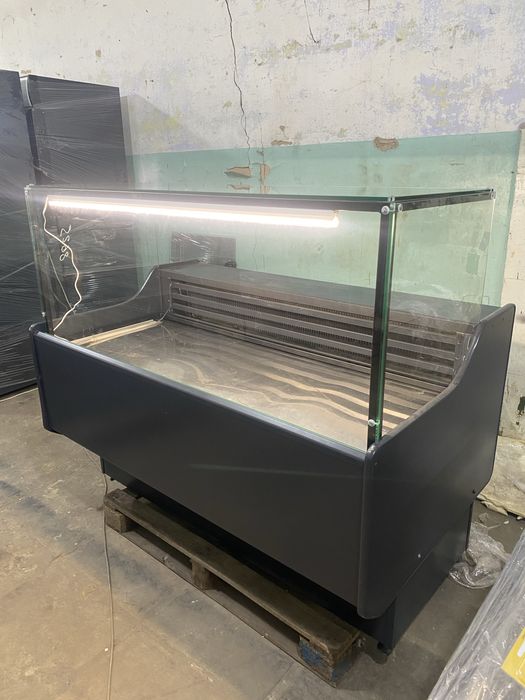 Холодильная кондитерская витрина настольная напольная Ларь Холод Куб