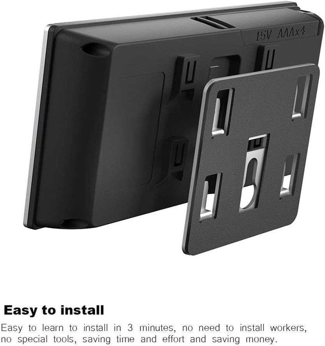 Uszkodzony! Wizjer Drzwi Pełny HD LCD Szeroki Kąt Widzenia 120° MAGT