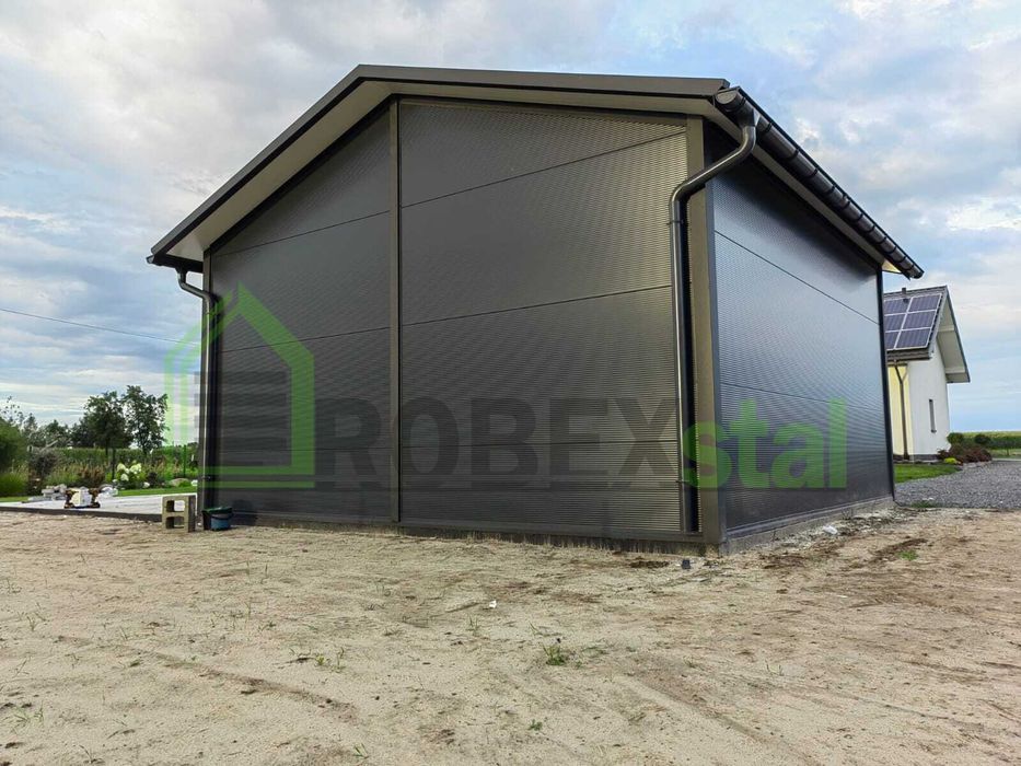 garaż ocieplany z płyty warstwowej 6x5.8 MONTAŻ CAŁY KRAJ KAŻDY WYMIAR