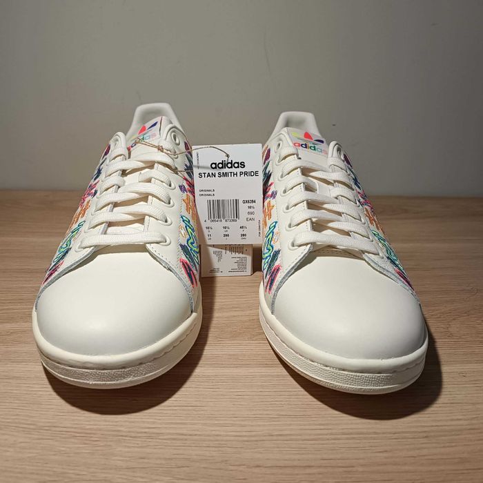 Adidas Stan Smith Pride r. 45 1/3 (29 cm) GX6394 White/Cream White