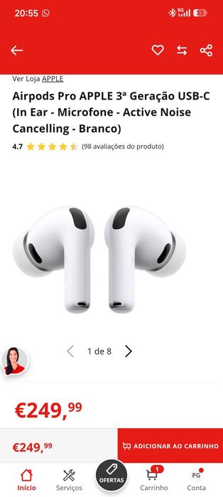 Airpods pro 3 geração
