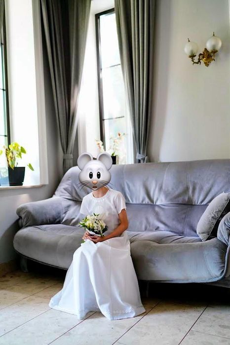 Sukienka komunijna biała