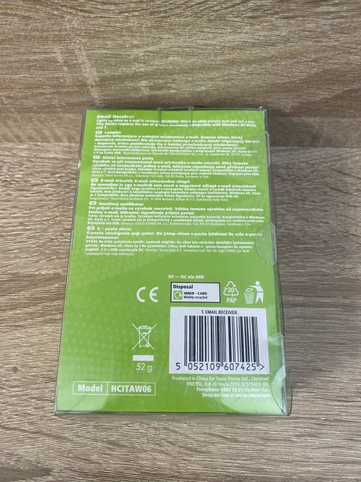 Gadżet usb email receiver