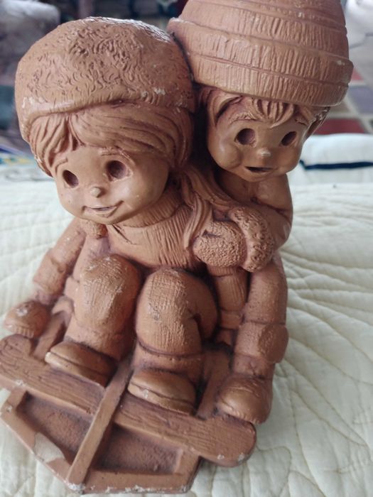 figurka vintage gliniana