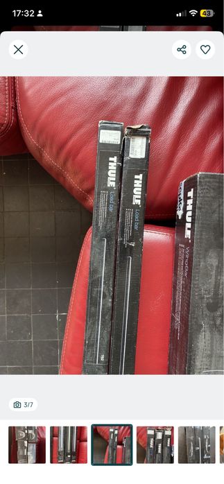 Wyprzedaż belki dachowe Thule Wingbar ( Edge )