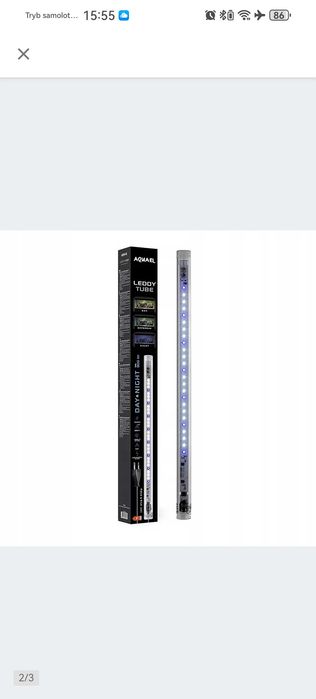 Aquael LEDDY TUBE 10W SUNNY DAY&NIGHT 2.0 - świetlówka LED