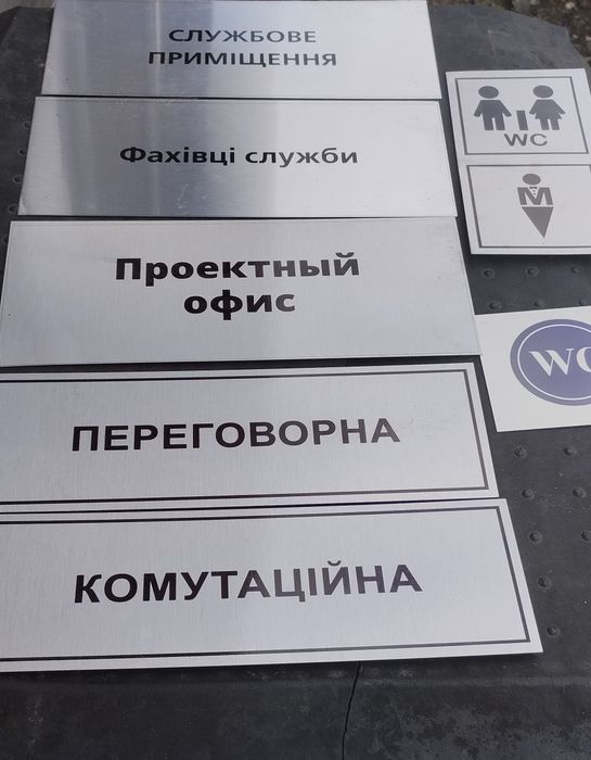 Таблички на двері