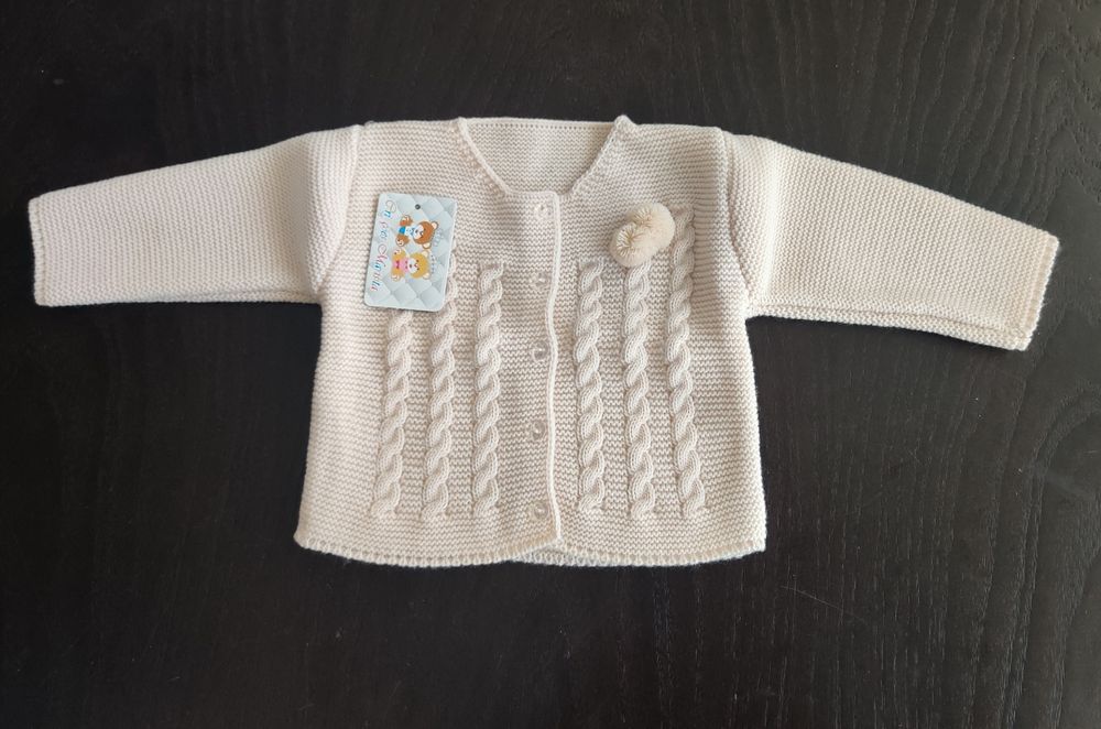 Casaco de malha bebé
