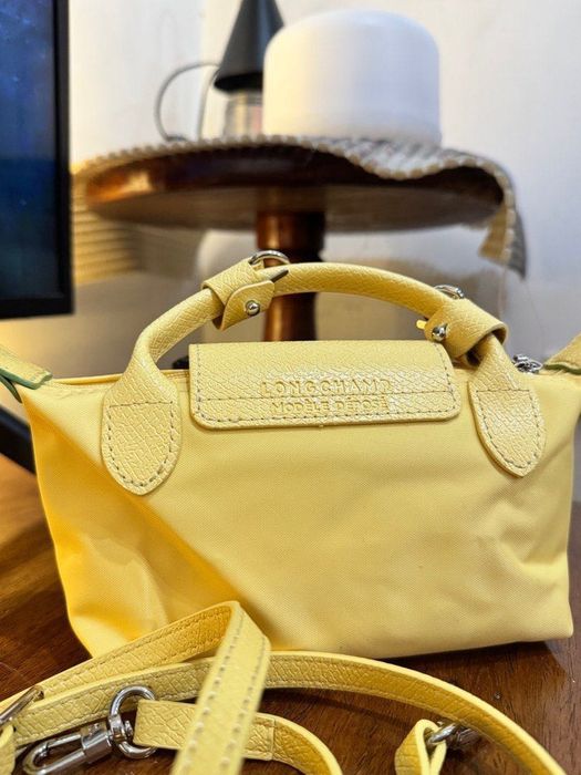 100% authentic Longchamp Le Pliage Cuir Crossbody Bag