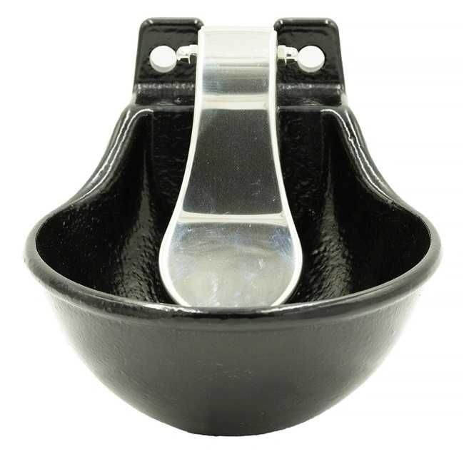 Poidło miskowe żeliwne z językiem z blachy nierdzewnej