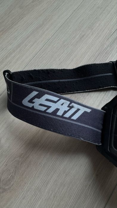 Czarne gogle leatt velocity 4.5 black MTB CROSS