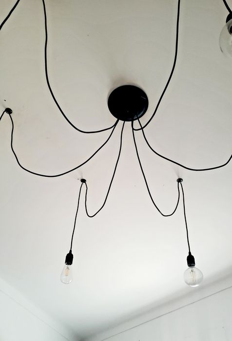 Candeeiro de nove lâmpadas